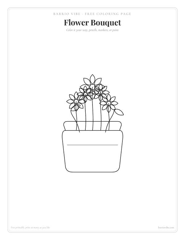 Preview of Flower Bouquet